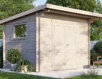 Power 12x10 Pent Workshop Log Cabin