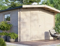 Power 12x14 Chalet Workshop Log Cabin