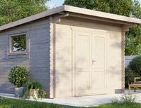 Power 12x14 Pent Workshop Log Cabin