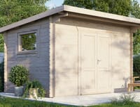 Power 14x10 Pent Workshop Log Cabin