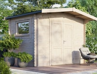 Power 8x12 Chalet Workshop Log Cabin