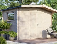 Power 8x14 Chalet Workshop Log Cabin