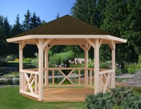 Palmako Betty 3x4m Octagonal Wooden Pavillion