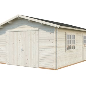 Palmako Roger 4.5m x 5.5m Wooden Garage with Wooden Door