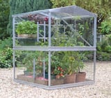 4x4 Access Double Tomato Greenhouse Toughened Glass