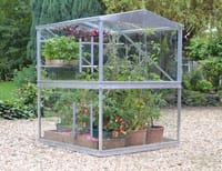 4x4 Access Double Tomato Greenhouse Toughened Glass