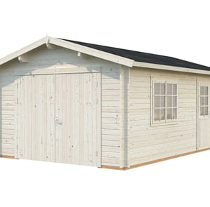 Palmako Roger 3.6m x 5.5m Wooden Garage with Wooden Doors