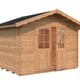 Palmako Vivian 3x2.4m Log Cabin Brown Dip