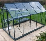 Vitavia 6x10 Green Venus 6200 Greenhouse - Horticultural Glass