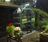 Evika G1 6x2 Pale Green Greenhouse - Clear Acrylic