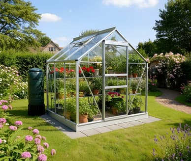 Vitavia 6x6 Venus 3800 Greenhouse - Horticultural Glass