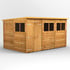 Power 12x8 Overlap Pent Shed DD