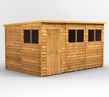 Power 12x8 Overlap Pent Wooden Shed