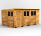 Power 14x8 Overlap Pent Wooden Shed