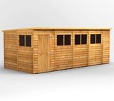 Power 18x8 Overlap Pent Wooden Shed
