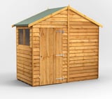 Power 4x8 Overlap Apex Wooden Shed