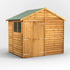 Power 6x8 Overlap Apex Shed Optional Double Doors
