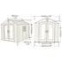 Lifetime 8x10 Plastic Shed Special Edition Dimensions