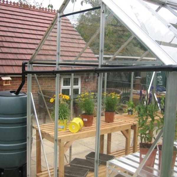 Elite Rainwater Kit to One Gutter 6ft Wide Greenhouse