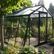 ACD 10x10 Sloping Wall Greenhouse Blackline