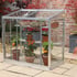 2x3 Access-Harlow Aluminium Mini Lean to Greenhouse with Optional Glass Back