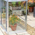 2x3 Access Lean To Greenhouse with Toughened Glass Base