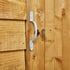 Power Overlap Shed Galvanised Handle