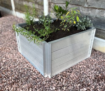 Elite Roots and Shoots 2x2 Raised Bed Alloy Finish