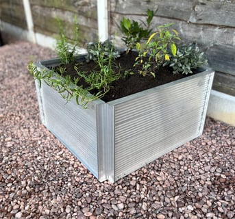Elite Roots and Shoots 2x2 Raised Bed Alloy Finish