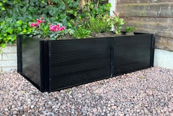Elite Roots and Shoots 2x4 Raised Bed Alloy Finish