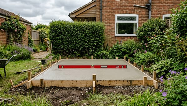 How to Build a Concrete Base for a Greenhouse