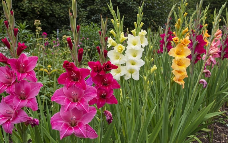 Gladiolus succession planting timeline for UK gardens