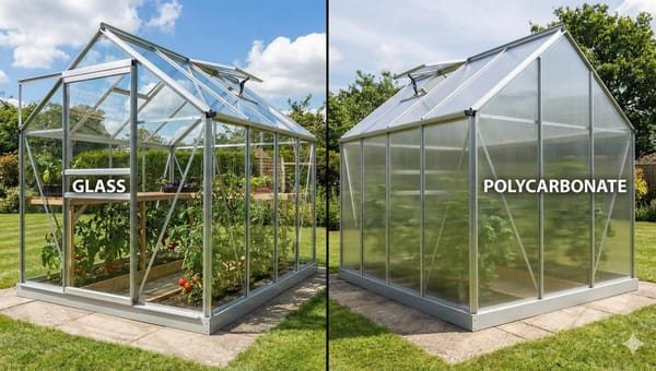 Glass vs Polycarbonate Greenhouses: Which?