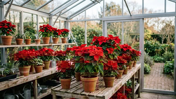 How to Grow Poinsettias in a Greenhouse UK