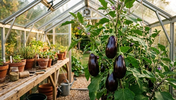 Growing Aubergines in a Greenhouse UK: Beginner's Guide