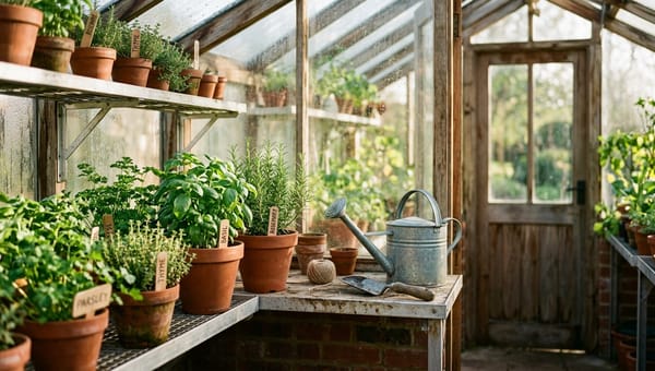 How to Grow Herbs in a Greenhouse: Year-Round UK Guide