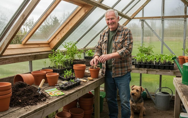 How to grow seeds in a greenhouse