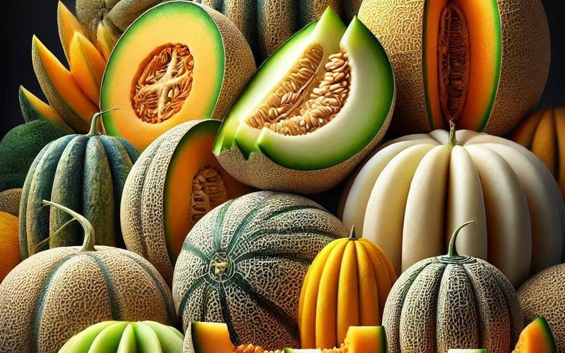 Four melon varieties suited to UK greenhouse growing