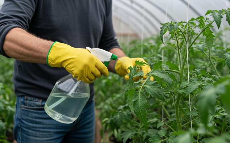 Organic Spray Application