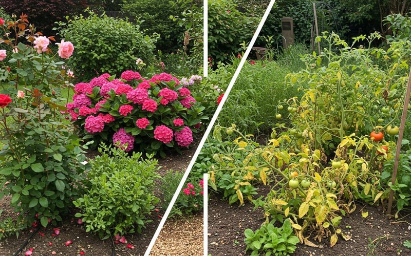 Garden plants that like coffee grounds vs plants that don't including roses azaleas tomatoes and herbs