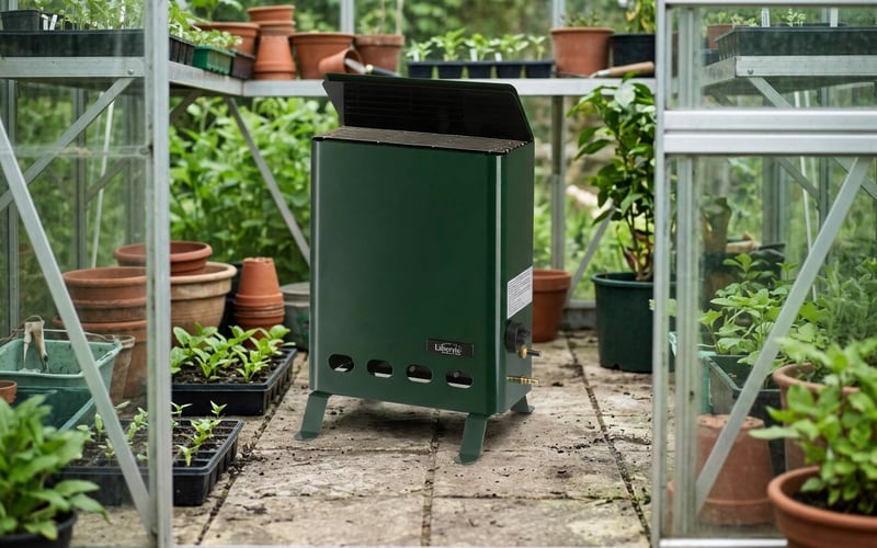 Eden 2KW greenhouse heater for potting shed winter heating