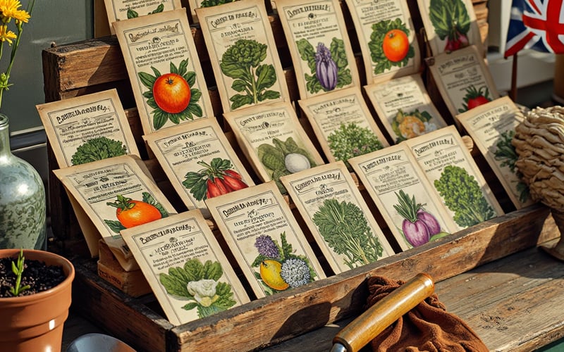 Seed varieties for UK garden and greenhouse sowing throughout the year
