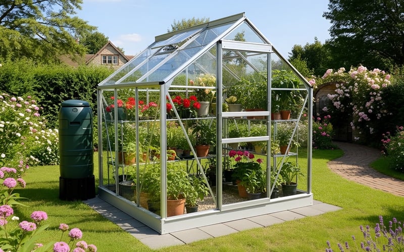 Vitavia Venus 6x6 greenhouse - minimum size for growing courgettes under glass