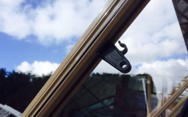 Elite Tying Eyes pack of 6 - dual-purpose hook and eye fixings for cordon tomato support in Elite greenhouses