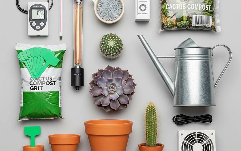 Essential greenhouse equipment for UK succulent growing