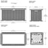 Suncast 507 Litre Plastic Storage Box Dimensions