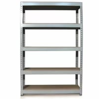 Bulldog 120cm x 50cm 5 Tier Shelving in Grey