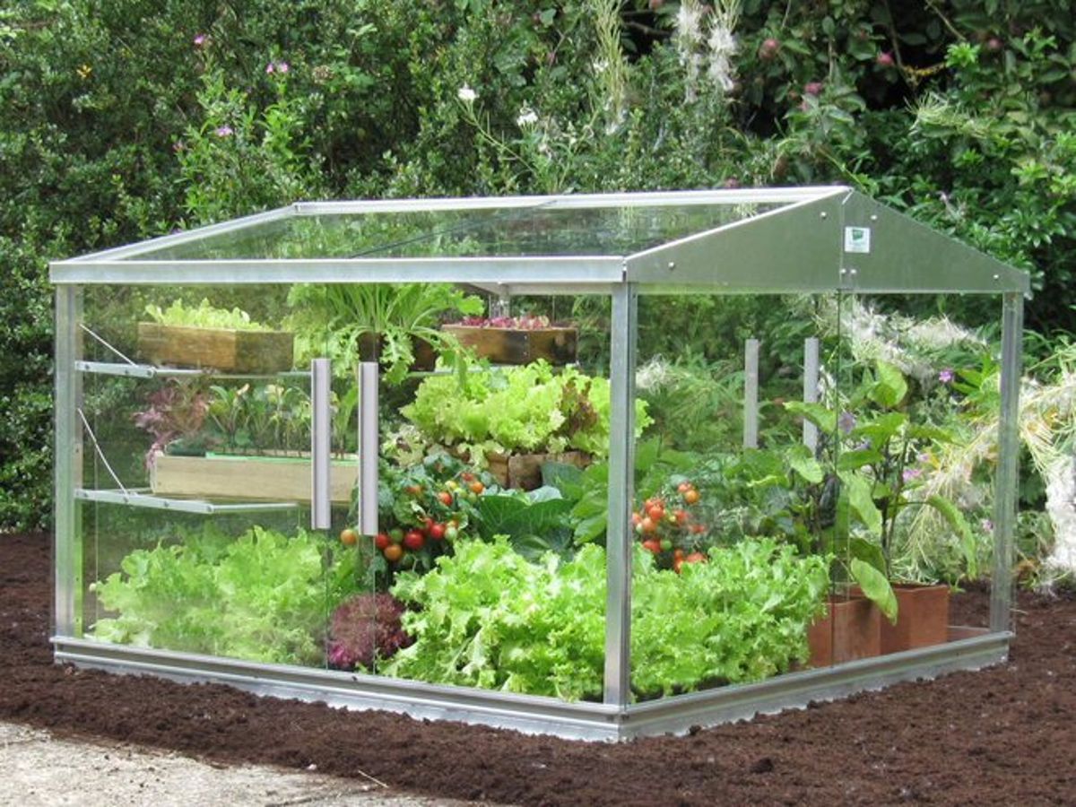 4x4 Access Aluminium Coldframe - Toughened Glass