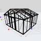 Janssens Gigant 15x15 Greenhouse Black