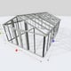 Janssens Gigant 15x20 Greenhouse Aluminium